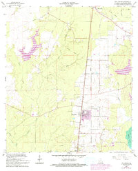 Pine Prairie 1967 topographic map thumbnail