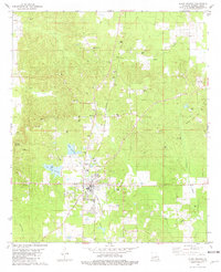 Plain Dealing 1981 topographic map thumbnail