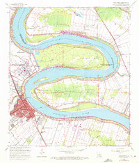 Plaquemine 1963 topographic map thumbnail