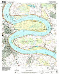 Plaquemine 1998 topographic map thumbnail
