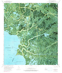 Plumb Bayou 1974 topographic map thumbnail