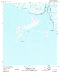 Point Au Fer NE 1970 topographic map thumbnail