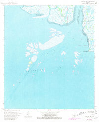 Point Au Fer NE 1970 topographic map thumbnail