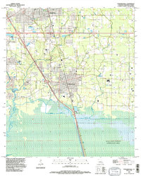 Ponchatoula 1994 topographic map thumbnail