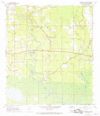 Ponchatoula NE 1968 topographic map thumbnail