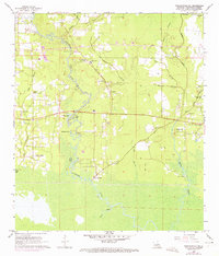 Ponchatoula NE 1968 topographic map thumbnail