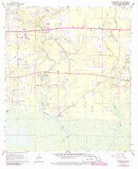 Ponchatoula NE 1968 topographic map thumbnail