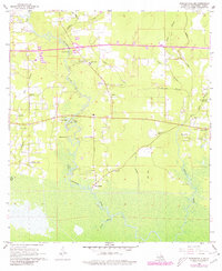 Ponchatoula NE 1968 topographic map thumbnail