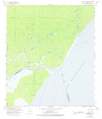 Ponchatoula SE 1968 topographic map thumbnail