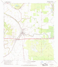 Port Barre 1968 topographic map thumbnail