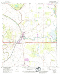 Port Barre 1968 topographic map thumbnail