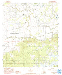 Powhatan 1983 topographic map thumbnail
