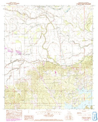 Powhatan 1983 topographic map thumbnail