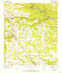 Prairieville 1953 topographic map thumbnail