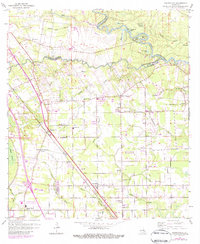 Prairieville 1963 topographic map thumbnail