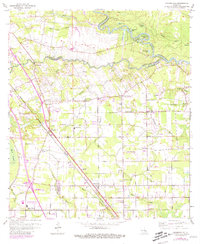 Prairieville 1963 topographic map thumbnail