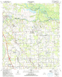 Prairieville 1991 topographic map thumbnail