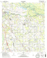 Prairieville 1991 topographic map thumbnail