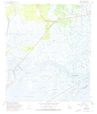 Rigolets 1968 topographic map thumbnail