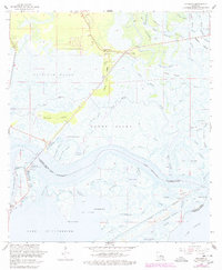 Rigolets 1968 topographic map thumbnail