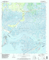 Rigolets 1993 topographic map thumbnail