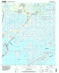 Rigolets 1998 topographic map thumbnail