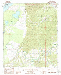 Rodney 1986 topographic map thumbnail