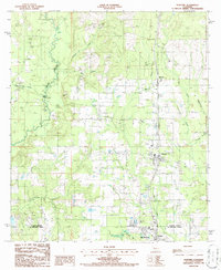Rosepine 1986 topographic map thumbnail