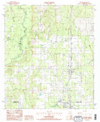 Rosepine 1986 topographic map thumbnail
