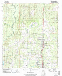 Rosepine 1994 topographic map thumbnail