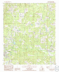 Ruston East 1985 topographic map thumbnail