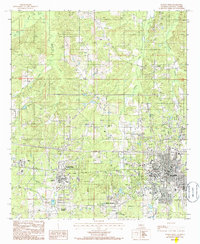 Ruston West 1985 topographic map thumbnail