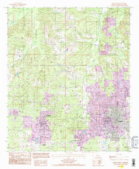 Ruston West 1994 topographic map thumbnail