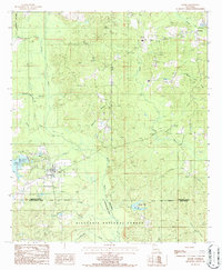 Saline 1986 topographic map thumbnail
