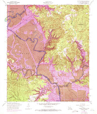 Salter Creek 1954 topographic map thumbnail