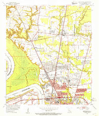 Scotlandville 1954 topographic map thumbnail