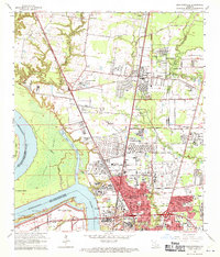 Scotlandville 1963 topographic map thumbnail