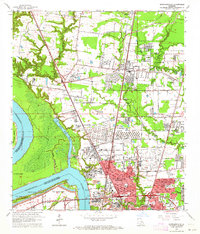 Scotlandville 1963 topographic map thumbnail