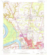 Scotlandville 1963 topographic map thumbnail