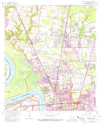 Scotlandville 1963 topographic map thumbnail