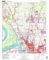 Scotlandville 1995 topographic map thumbnail