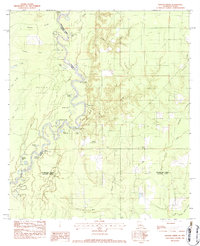 Shoats Creek 1982 topographic map thumbnail