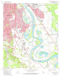 Shreveport East 1980 topographic map thumbnail