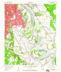 Shreveport East 1959 topographic map thumbnail