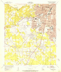 Shreveport West 1955 topographic map thumbnail