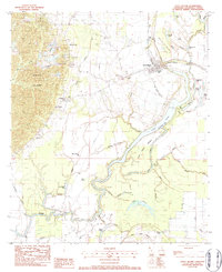 Sicily Island 1983 topographic map thumbnail