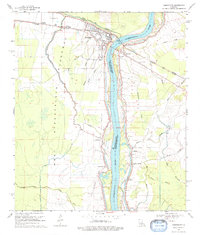 Simmesport 1969 topographic map thumbnail