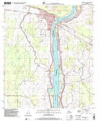 Simmesport 1998 topographic map thumbnail