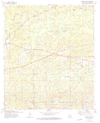 Simpson South 1974 topographic map thumbnail