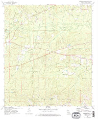 Simpson South 1974 topographic map thumbnail
